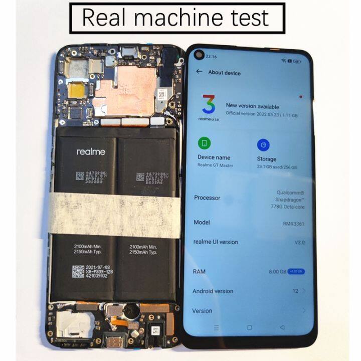 6-43-tft-lcd-สำหรับ-realme-gt-master-edition-rmx3363จอแสดงผล-lcd-touch-screen-assembly-สำหรับ-realme-rmx3360-lcd