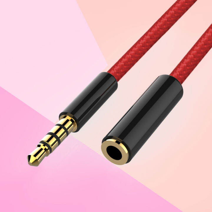 2023-jianhan-audio-extension-cable-3-5mm-male-to-female-stereo-aux-audio-extension-nylon-ided-cable-for-pc-headphone