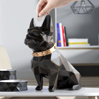 Bulldog Coin Bank Piggy Bank Figurine Home Decorations Coin Storage Holder Toy Child Gift Money Dog For Kids888ซื้อทันทีเพิ่มลงในรถเข็น
