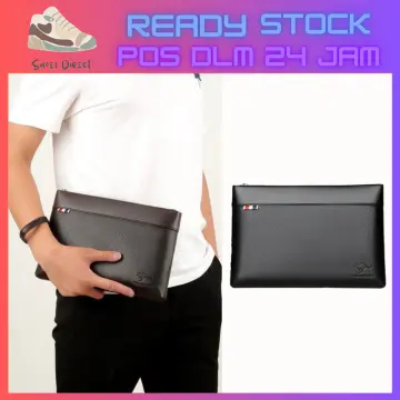 Ready Stock!! Men Clutch Bag Mens PU Hand carry Clutch Bag Long Wallet Beg  tangan lelaki