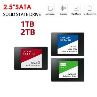 ลด 50% (พร้อมส่ง)โซลิดสเตทไดรฟ์ SSD 512GB 1TB 2TB 2.5 นิ้ว Sata III แบบพกพา สําหรับแล็ปท็อป(ขายดี)