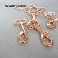 10pcslot Metal dog clasp for 25mm puppy leash handbag luggage strap diy parts durable Swivel Clasp plated buckle PK25M