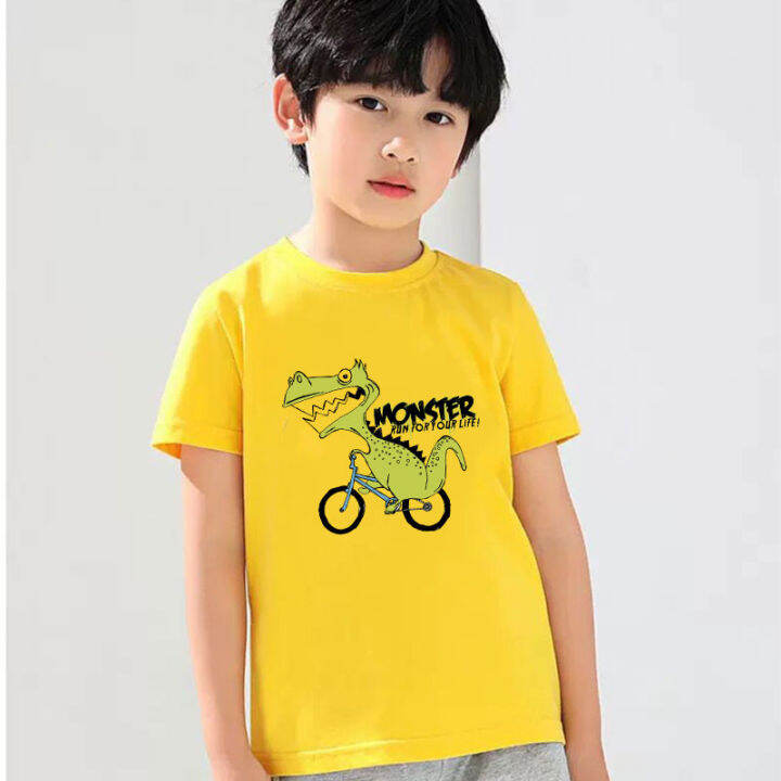 k-2209เสื้อยืดแขนสั้นเด็กลายการ์ตูนน่ารัก-ผ้านุ่มใส่สบาย-ลายเยอะ-สีครบ-ไซส์ครบ-ปลีก-ส่ง