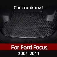 ✔◎ Car trunk mat for Changan-Ford Focus MK2 2004-2007 2008 2009 2010 2011 Cargo Liner Carpet Interior Parts Accessories Cover