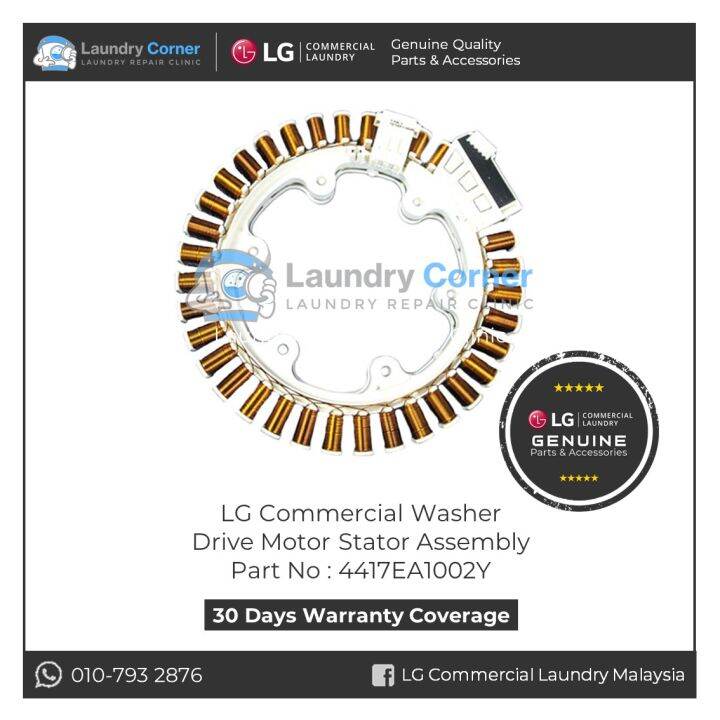 4417EA1002Y LG Commercial Washer Drive Motor Stator Assembly