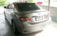 (สีดำเงา) สปอยเลอร์ Spoiler Altis 2007 2008 2009 2010 2011 2012 2013