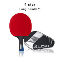 234 Star Table Tennis Racket 5 Layers Pure Wood Blade Rackets Pimples In Rubber Training Ping Pong Paddle Bat with Bag