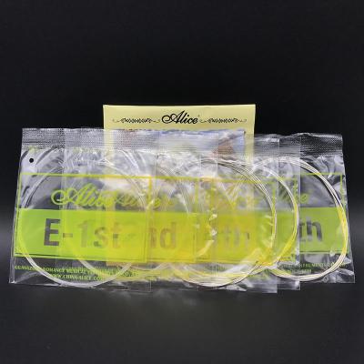‘【；】 2 Set Alice A106-H High Tension Clear Nylon Strings Silver-Plated Copper Alloy For Classical Guitar High Quality Guitar Parts