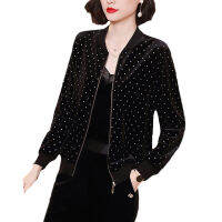 New 2021 Fashion Summer Women Basic Jacket Long Sleeve Thin Female Bomber Zipper Baseball Black Jackets Plus Size 3XL Clothes