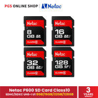 Netac P600 SD Card Class10 (เมมโมรี่การ์ด) Read speeds up to 80MB/s เหมาะสำหรับกล้องถ่ายภาพ รองรับ Full HD Video