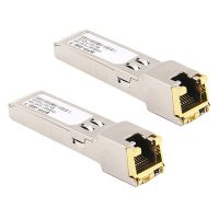 SFP Module RJ45 Switch Gbic 10/100/1000 Connector SFP Copper RJ45 SFP Module Gigabit Ethernet Port 2Pcs