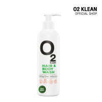 O2 Klean Hair &amp; Body Wash สบู่เหลวและแชมพูในขวดเดียว กลิ่น Vera moist ขนาด 290 ml