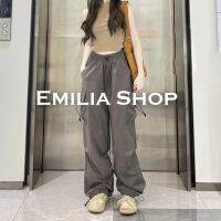 ✶▬▧ EMILIA SHOP กางเกงขายาว กางเกงเอวสูง สบายสไตล์ y2k 2023 ใหม่A20M02A 0326