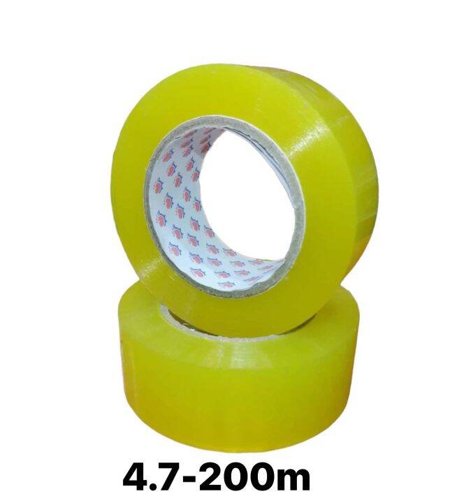 4.7cm wide transparent tape, big roll sealing tape, and long express packing and binding Tape