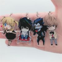 Anime DEATH NOTE Keychain Yagami Light kira Cosplay Accessories Key Chain Pendant Cartoon Badge