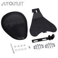 Autoutlet สีดำ SOLO Seat 3 Spring Bracket BASE KIT สำหรับ Harley 48 Sportster XL883 1200 พร้อมฐานยึดสปริง