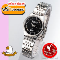 AMERICA EAGLE นาฬิกาข้อมือผู้หญิง สายสแตนเลส รุ่น AE052L - SILVER/WHITE