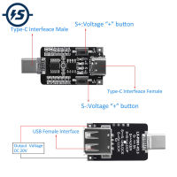 100W 5A USB Type-C QC Decoy Trigger Board PD 2.0 3.0 Trigger Adapter การเชื่อมต่อสายเคเบิล Polling Detector 5V 9V 12V 15V 20V เอาต์พุต