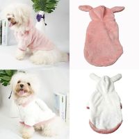 ZZOOI New Winter Pet Cat Clothes Costume Clothes For Pet Hoodies Cute Rabbit Cat Clothing Puppy Fleece Warm Pet Cat Jacket Outfit 2022