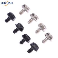 【CC】▧♚❈  100pcs Toothed 6/32 Computer Hard Drive Motherboard Mounting Screws CD-ROM Disk