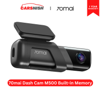 ศูนย์ไทย 70mai M500 Dash Cam กล้องติดรถยนต์ ความชัด 2K Built-In เมมโมรี่ 32GB / 64GB / 128GB ประกัน 1 ปี