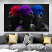 ภาพแอบสแตรกวาดเด็กผู้หญิงผ้าใบผงสีสีดำภาพศิลปะบนผนังโปสเตอร์ติดฝาผนังผู้หญิงสำหรับ0717ที่มีชีวิต