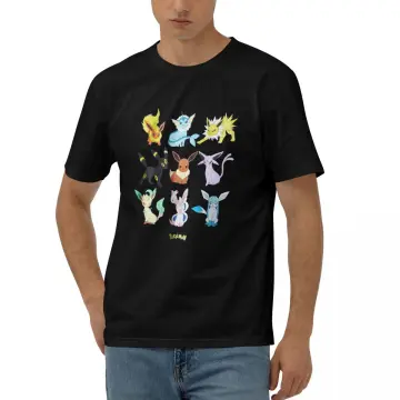 Pokemon, Shirts, Mens Neon Evolution Of Eevee Pokmon Tee