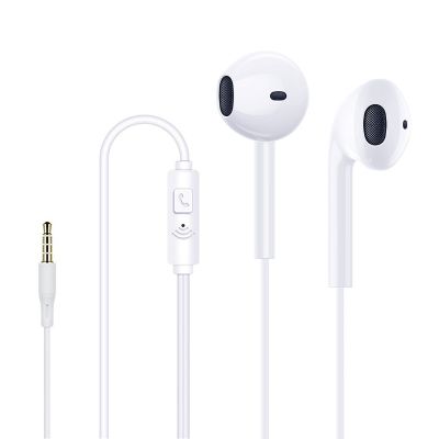 （A LOVABLE）หูฟังออกกำลังกายหูฟังซูเปอร์เบสแบบมีสาย3.5มม. พร้อมหูฟังสำหรับฟังเพลงอินเอียร์มีไมโครโฟนในตัวสำหรับสมาร์ทโฟน Huawei Xiaomi