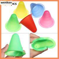 WENKEN 5/10Pcs 5 สี เครื่องมือโรลเลอร์สเก็ต อุปกรณ์เสริม Roadblock ฟุตบอล ลูกกลิ้ง ฟุตบอล มาร์คกิ้งคัพ Skate Marker Cones อุปกรณ์ฝึกซ้อม