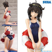 Figure ฟิกเกอร์ งานแท้ 100% Sega จากการ์ตูนเรื่อง Fleet Kantai Collection Kancolle คันไตคอลเลกชัน คังโคเระ เรือรบโมเอะ Hatsuduki ฮัทสึซึกิ ชุดว่ายน้ำ Ver Original from Japan Anime อนิเมะ การ์ตูน มังงะ คอลเลกชัน New Collection manga Model โมเดล