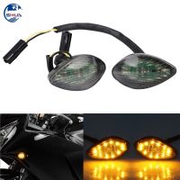 ไฟสัญญาณสัญญาณเลี้ยว LED ควันสีเหลืองอำพัน12V สำหรับฮอนด้า CBR1000RR 2004-2008 CBR600F3 Cbr600f4i CBR600RR 2003-2008 Grom 125