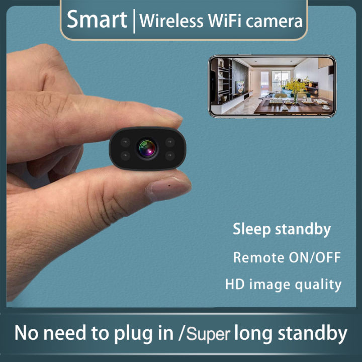 Mini Cameras Pnzeo Home Security Cameras Wireless Wifi Remote View Ip Camera Nanny Cam Small 