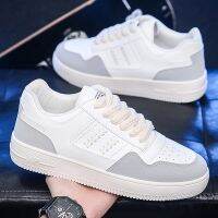 Men Sneakers Casual PU Leather Platform Sports Shoes Spring 2023 New Men Fashion White Lace Up Outdoor Vulcanize Zapatillas