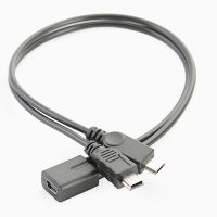 Mini USB Splitter Extender Cable Mini 5p Female to mini 5p Male Micro Male Cord Splitter Extension Charging Cord 30cm