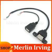 Merlin Irving Shop 30cm USB 2.0 female to 4P cable pin wire PH2.0 USB 2.0 mount Female socket diy repair connector diy Cable USB 4 pin Data