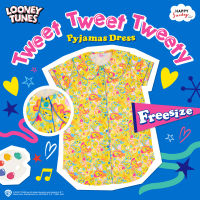 Tweet Tweet Tweety Pyjamas Dress | ชุดนอนเดรสลายทวิตตี้