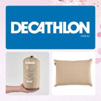 ❤️ของดีเว่อ❤️Decathlon Quechua Memory Foam Pillow หมอน หมอนเมมโมรี่โฟม สำหรับการตั้งแคมป์ รุ่น ULTIM COMFORT