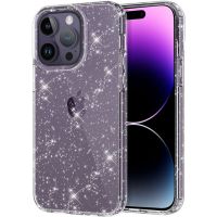 （A Boutique） Crystal Clear Bling Glitter Case สำหรับ IPhone 14 13 11 Pro Max 12 Mini XS XR X 8 7 Plus SE2022 14Pro 13Pro IPone ผู้หญิงฝาครอบ