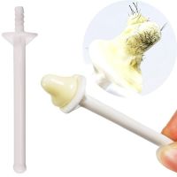 ZZOOI 50 Pcs Beauty Accessories Tool Remove Nose Hair Pp Stick Nose Hair Ceromel Unhaired Butter-Bean Nose Hair Wax Sticks