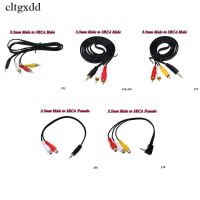 ขายดีที่สุด bnfg330 - / Cltgxdd 2.5/3.5มม. ปลั๊กแจ็ค2/3 RCA สเตอริโอ Audio Video Adapter สาย Kabel สายไฟ AUX สำหรับ Mp3 Pod โทรศัพท์ทีวีลำโพงเสียง