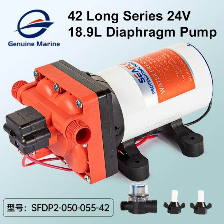 Seaflo 42 Series 18.9L Diaphragm Water Pump 24V 55 PSI High Pressure