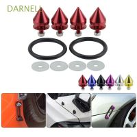 DARNELL Aluminum Fasteners 4pcs set Truck Front Bumper Surround Nuts Bolt Hatch Lids Alloy Quick Release Fasteners Kit