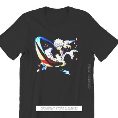 Men Clothes Gintama Yorozuya Sakata Katsura Amanto Anime Tshirt Red T-Shirts Gintoki Men Fashion Short Sleeve