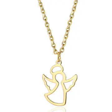 Gold baby angel on sale chain