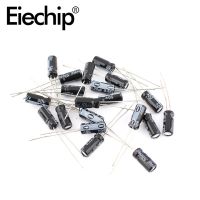 50PCS 16V 25V 50V Aluminum Electrolytic Capacitors 1UF 2.2UF 3.3UF 4.7UF 10UF 22UF 33UF 47UF 100UF 220UF 330UF 470UF Electrical Circuitry Parts