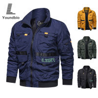 2022 Men Spring Baseball Multi-pocket Tactical er Jacket Men Autumn Military Casual Quality Outdoor Windbreaker Men Coat