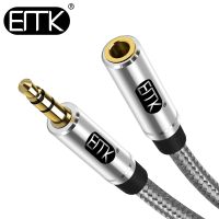 EMK 3.5 Audio extension cable male to female Jack aux wire extend 3.5mm jack cable 0.5m 2m 3m aux Extender Cord for car speaker Cables