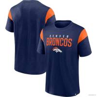 เสื้อยืดคอกลม แขนสั้น ลาย SY3 NFL Denver Broncos Jersey Fans พลัสไซซ์ YS3