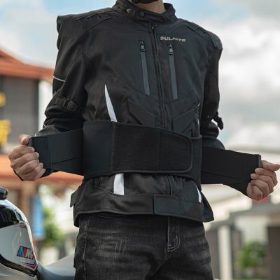 Motorcycle Cycling Long-Distance Waist Protector Brace Anti-Fall Breathable Off-Road Riding Waist Kidney Support Belt Protective