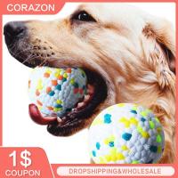 Pet Dog Toy Ball Light Chew Rubber Ball High Elastic Bite Resistance Interactive Throwing Flying Toys For Dogs Pet Accessories Toys